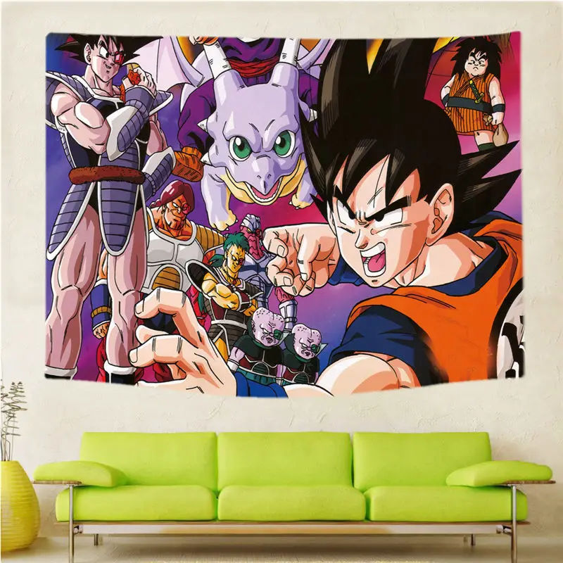 Dragon Ball настенный японский аниме гобелен из полиэстера 200*150 см декоративные шторы из полиэстера длинный стол Крышка - Цвет: 5