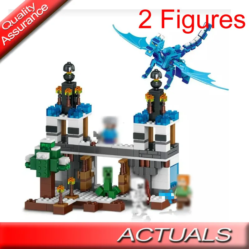 

18020 Compatible with Lego Minecrafted My Worlds Series The Sky Dragon Building Blocks Assembled Figures Model Bricks Toys