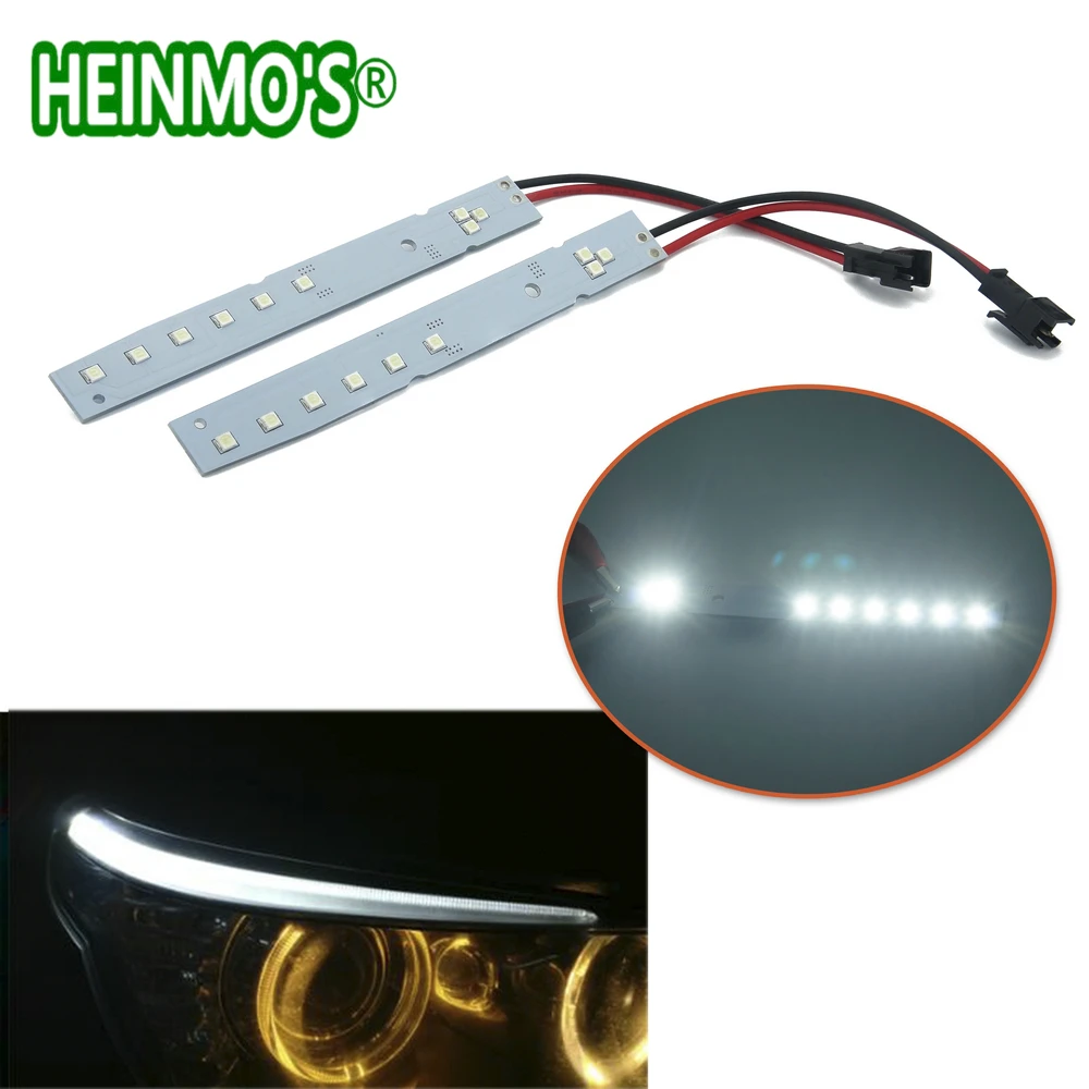 

SMD LED Eyelid Eyebrow Light Modules For E60 LCI 5 Series 528i 535i 550i M5 2008 2009 2010 HID Matching Xenon White