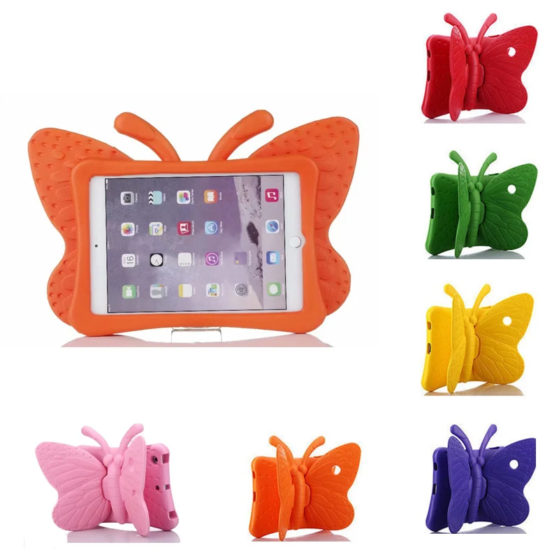

EVA Shockproof Case For iPad Mini 5 2019 Case Kids Cute 3D Cartoon Butterfly Stand Tablet Cover For iPad Mini 5 2019 Case Safe