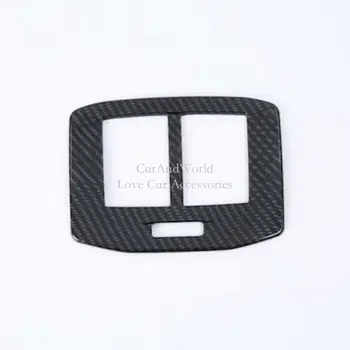 

For Volkswagen VW T-Roc TROC 2017 2018 Inner Rear Air Conditioning Outlet Cover Frame Trims Carbon Fibre Car-Styling Accessories