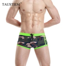 Новые летние мужские плавки модные камуфляжные купальники мужские купальные костюмы мужские серфинг плавание боксеры шорты мужские плавки