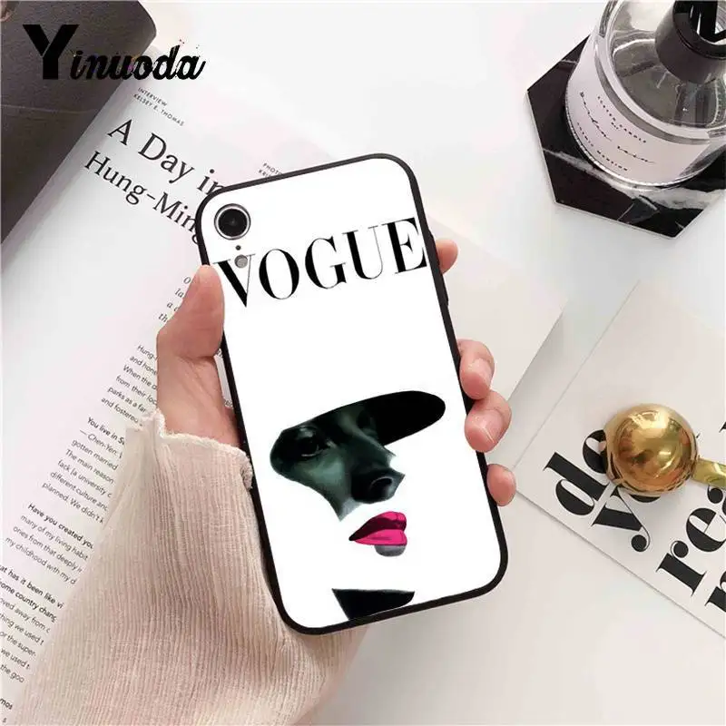 Yinuoda бренд больше проблем, чем Vogue роскошный PhoneCase для iPhone X XS MAX 6 6s 7 7plus 8 8Plus 5 5S SE XR 11 11pro 11promax