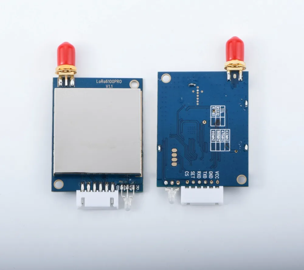 2PCS-Lora6100pro 1 Вт 433 мГц TTL/RS232/RS485 сетки и AES Шифрование 8 км сети Smart повторителя узел беспроводной rf модуль