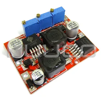 

15W Power Supply Module DC 4~35V to 1.25~25V Auto Buck Boost Converter/Voltage Regulator DC 12V 24V Adapter/Charging Module