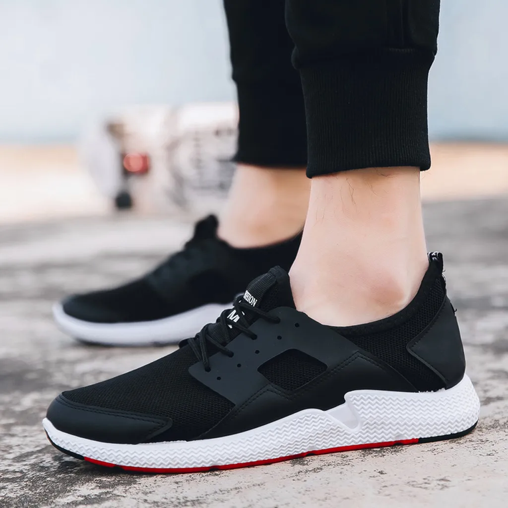 

Summer 2019 men's sneaker outdoor Men's Sneakers Mesh comfortable casual Sport Shoes Lightweight Breathable Walking Shoes