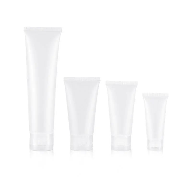 

15ml 30ml 50ml 100ml Frosting Soft Lotion Cream Tube Travel Squeeze Plastic Bottle Tube For Shampoo Shower Gel Washing Container