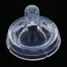 Мягкая безопасная силиконовая соска-соска для новорожденных, натуральные гибкие Сменные аксессуары для бутылочки для молока с широким горлышком