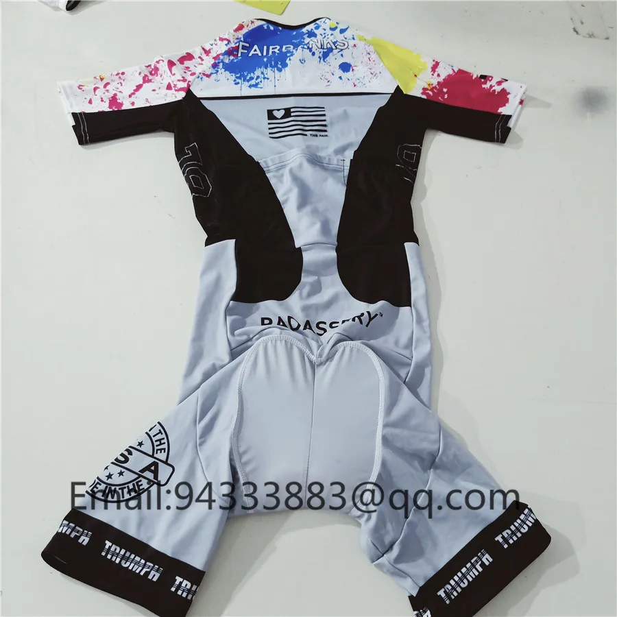 Love the pain Men Cycling skinsuit Bike bodysuit Running Riding bicicleta ropa ciclismo hombre Triathlon Suit summer swimwear