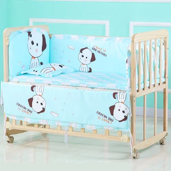 

Natural Soild Wood Baby Multi-function Portable Bed Crib Breathable Baby Cradle Bed Protector For Kids Cradle