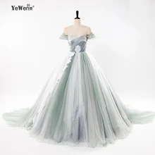 Vestido de Baile azul royal Colorido boho Praia Vestidos de casamento Vestidos de noiva Robe De Mariage 2017 vestidos de novia de renda