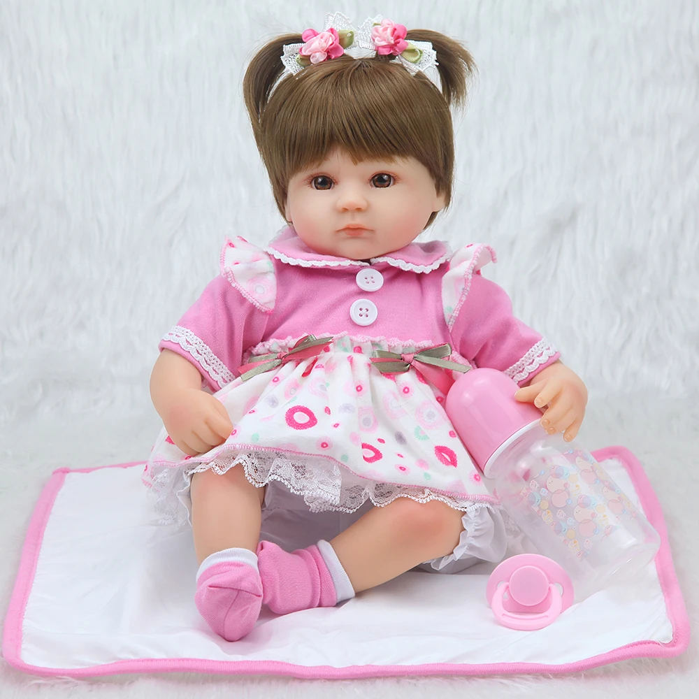 16 "bebe реалиста menina Кукла реборн Реалистичного девушка reborn силиконовые куклы игрушки для детей Рождественский подарок bonecas для ребенок 16 "bebe реалиста menina Кукла реборн Реалистичного девушка reborn силиконовые куклы игрушки для детей Рождественский подарок bonecas для ребенок
