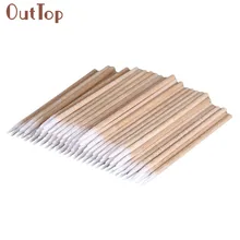 Новое поступление 100 шт Перманентный макияж ватный острый тампон медицинский лекарство здоровье макияж палка J170130