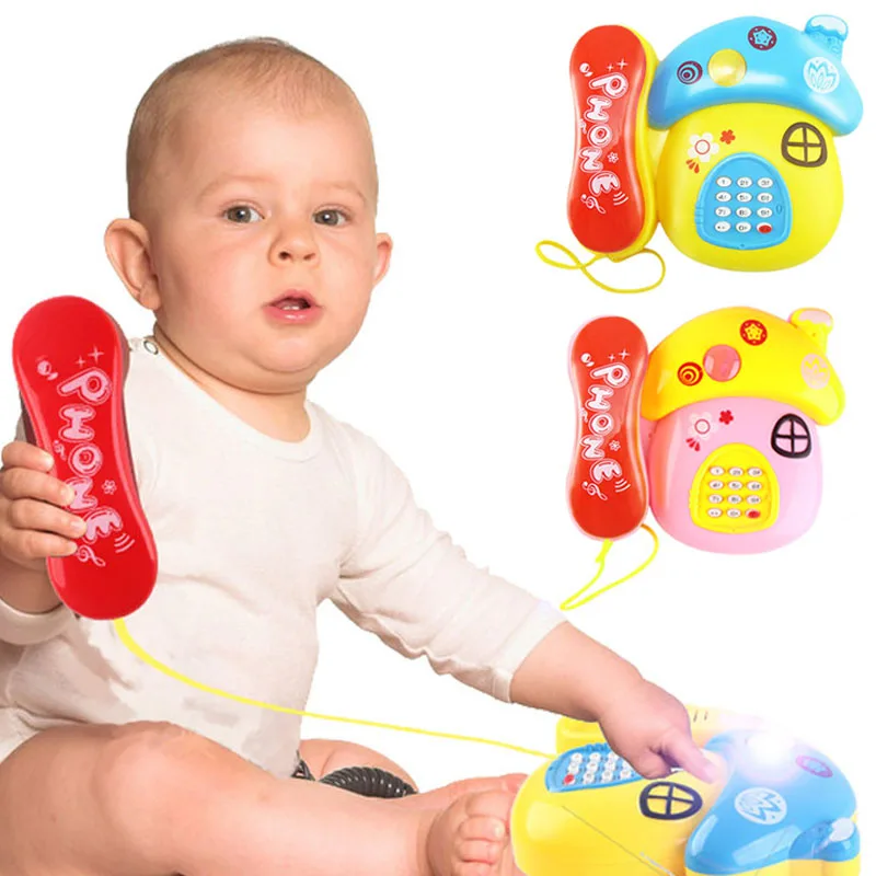 Baby Electric Phone Toy Girls Play House Pretend Play Toy Educational ...