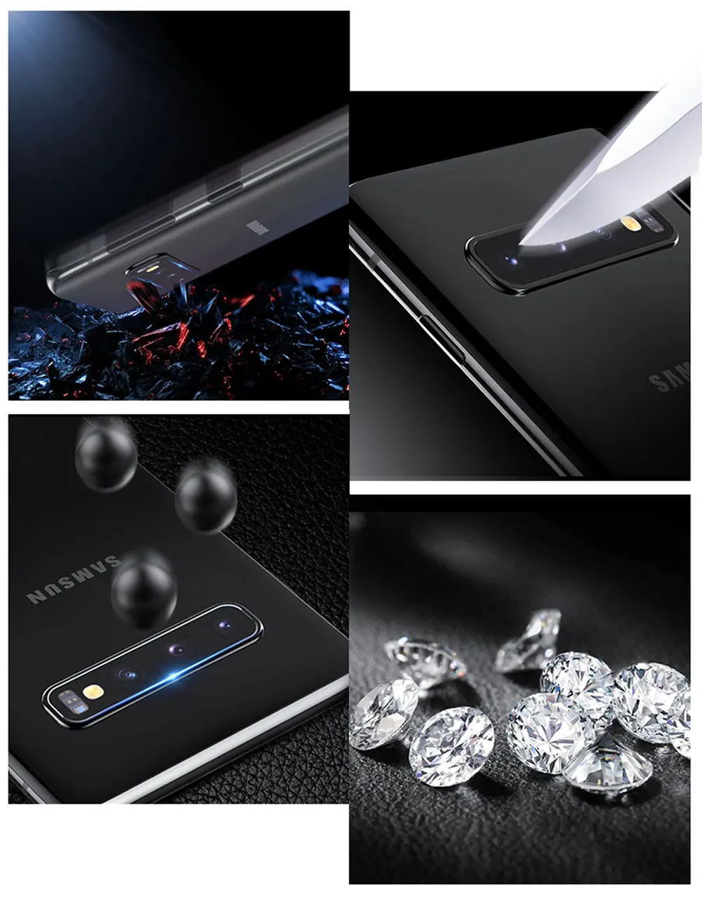 Samsung Galaxy S10 S10 Plus S10 Lite Camera Len Glass  (2)