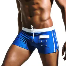 Тонкий носить купальные плавки шорты плавательные мужские дышащие купальники sunga тонкий белье пляжная одежда плавание боксеры# FF