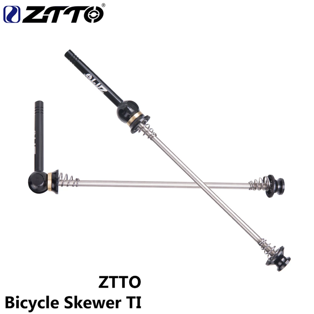 

Ultralight ZTTO Bicycle QR Skewers Quick Release Skewers Titanium Axle 100/135mm hub Reliable Axle for MTB Road Bike skewer