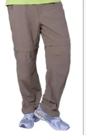 Мужские брюки для рыбалки, дышащие быстросохнущие UPF30 брюки, съемные брюки с несколькими карманами, длинные брюки для походов и кемпинга