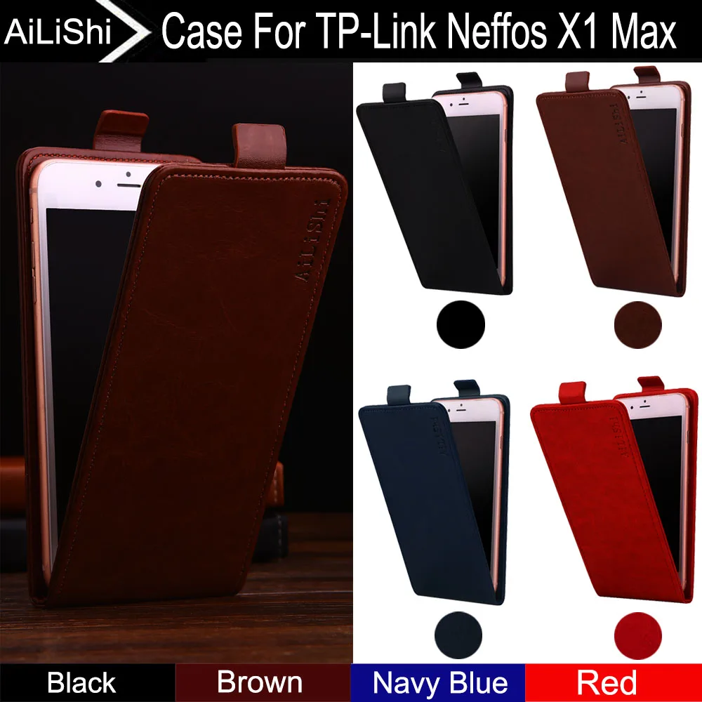 AiLiShi для TP Link Neffos X1 Max чехол Вертикальная и нижняя искусственная кожа с прямым