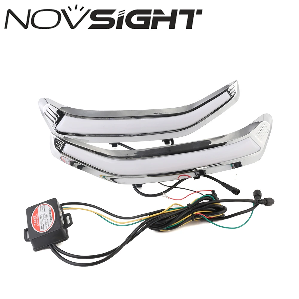

NOVSIGHT Car LED Daytime Running Light Driving Lamp For Subaru Forester 2013-2015 Day Light Turn Signal D30