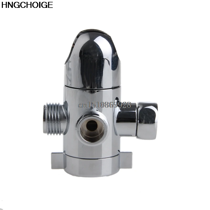 

3-Way Shower Head Diverter Mount Combo Shower Arm Mounted Valve Fix Bracket