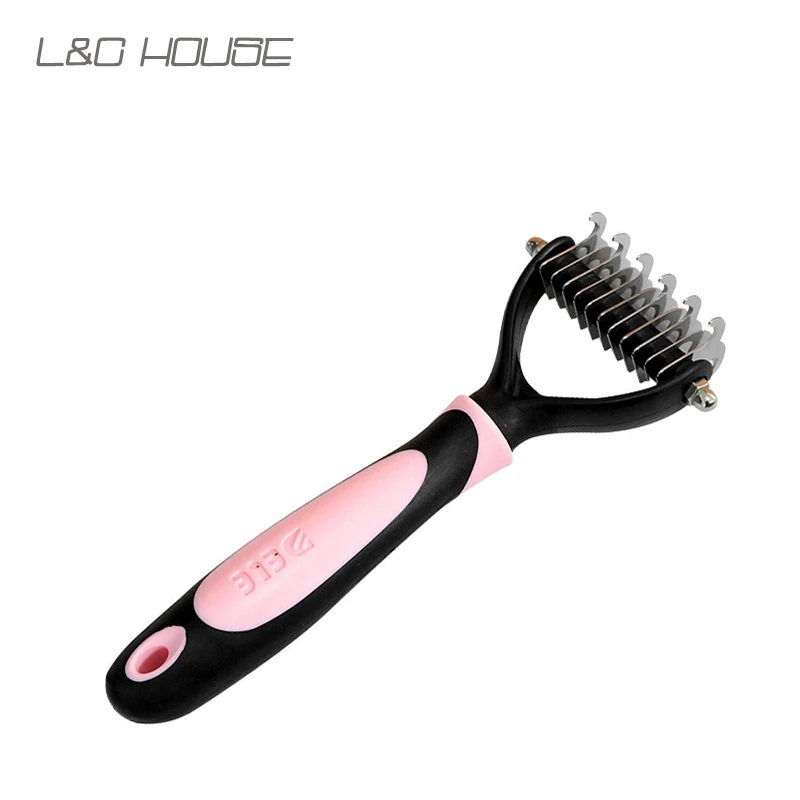 grooming comb with blade