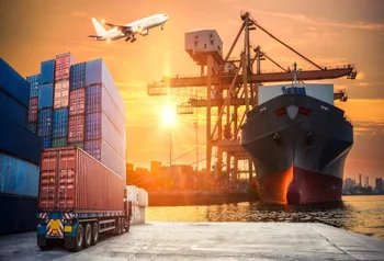 

Laeacco Photo Backdrops Port Sunrise Ship Container Plane Sea City Child Scenic Photography Backgrounds Photocall Photo Studio