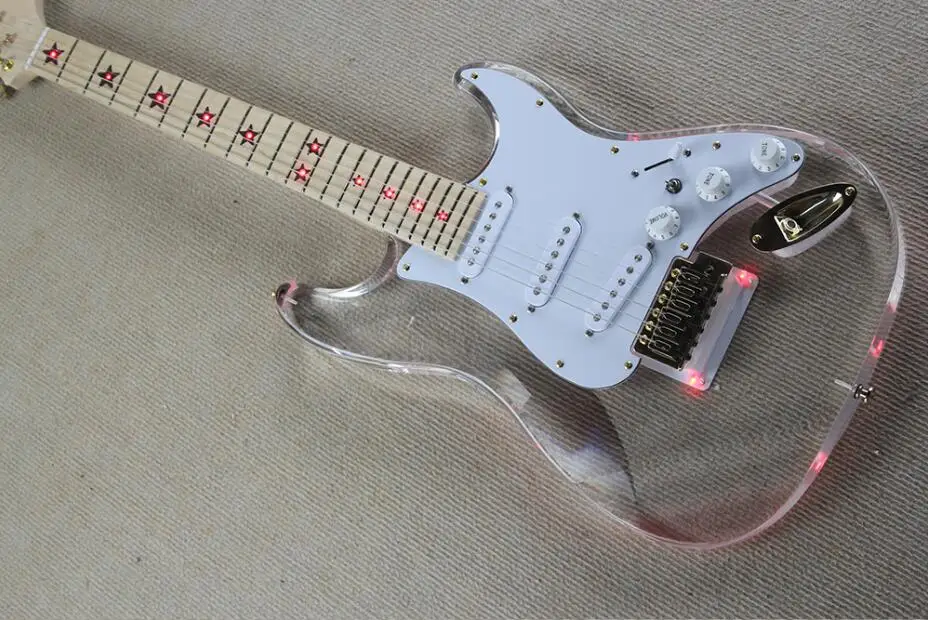 

Factory custom Vintade Style Electric Guitar with White Pickguard Pickups,Rosewood Fingerboard,offering customized services
