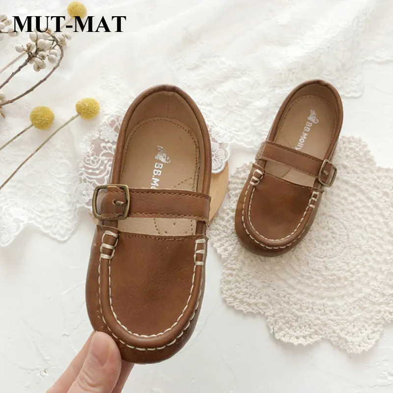 

Children High quality Leather Shoes Girls Princess candy shoes Anti-slippery Soft bottom shoes