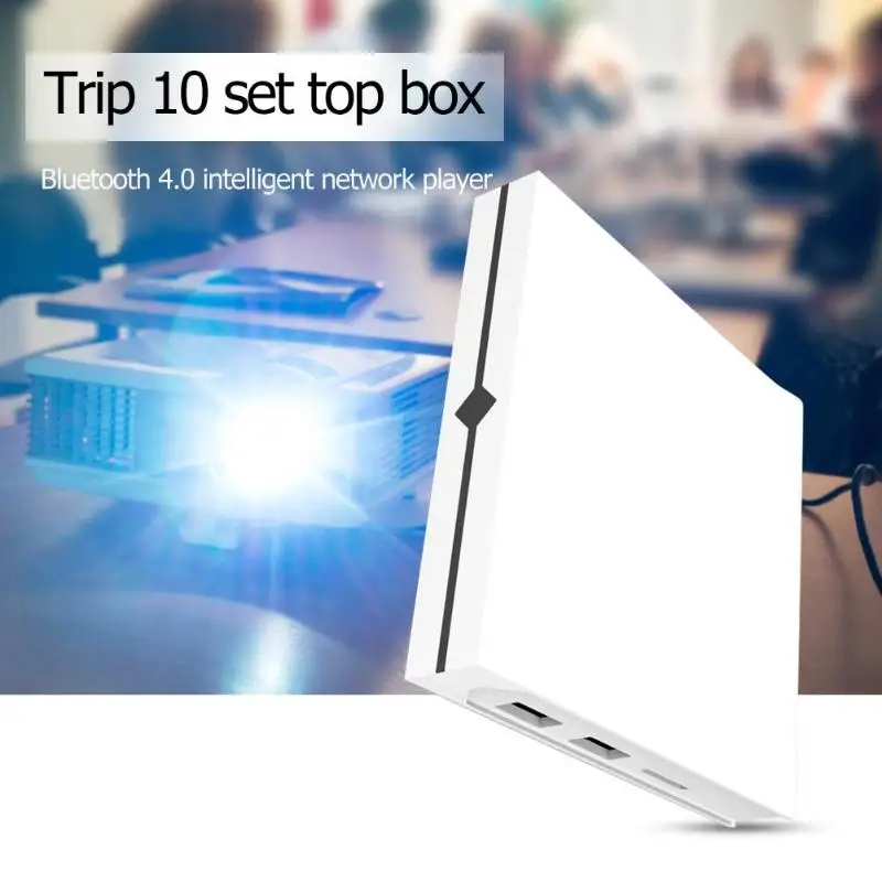 Trip 10 Smart TV Box 4 + 32/64 ГБ Android 9 0 RK3318 четырехъядерный процессор Mali 450MP2 GPU WIFI BT Бытовая