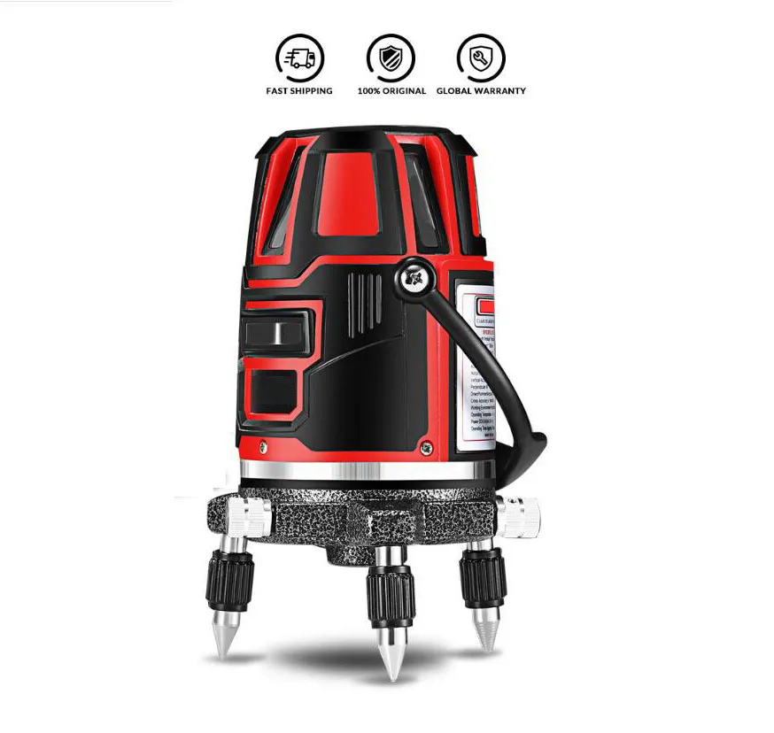 

Laser Level Automatic Leveling Horizontal And Vertical Cross Laser Level 360 Degree Adjustment Laser Level Line Projector