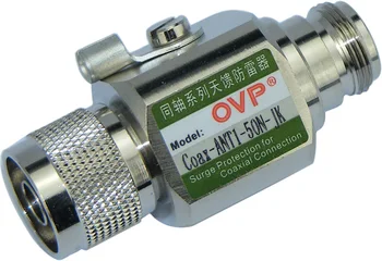 online N-cabeça Antena Feeder Relâmpago Arrester Sistema De Intercomunicação Estação De Retransmissão De Dispositivo De Proteção Contra Raios 0-3G Antena De Sinal Relâmpago
