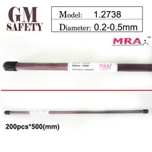 MRA 1,2738 0,2/0,3/0,4/0,5 мм лазерной сварки провода для сварщиков 200 шт. в 1 лазерной трубки T012234