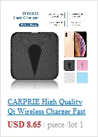 CARPRIE Qi Беспроводное быстрое зарядное устройство для зарядки подставка Док-станция для samsung IPhone8/X Qi Беспроводное зарядное устройство