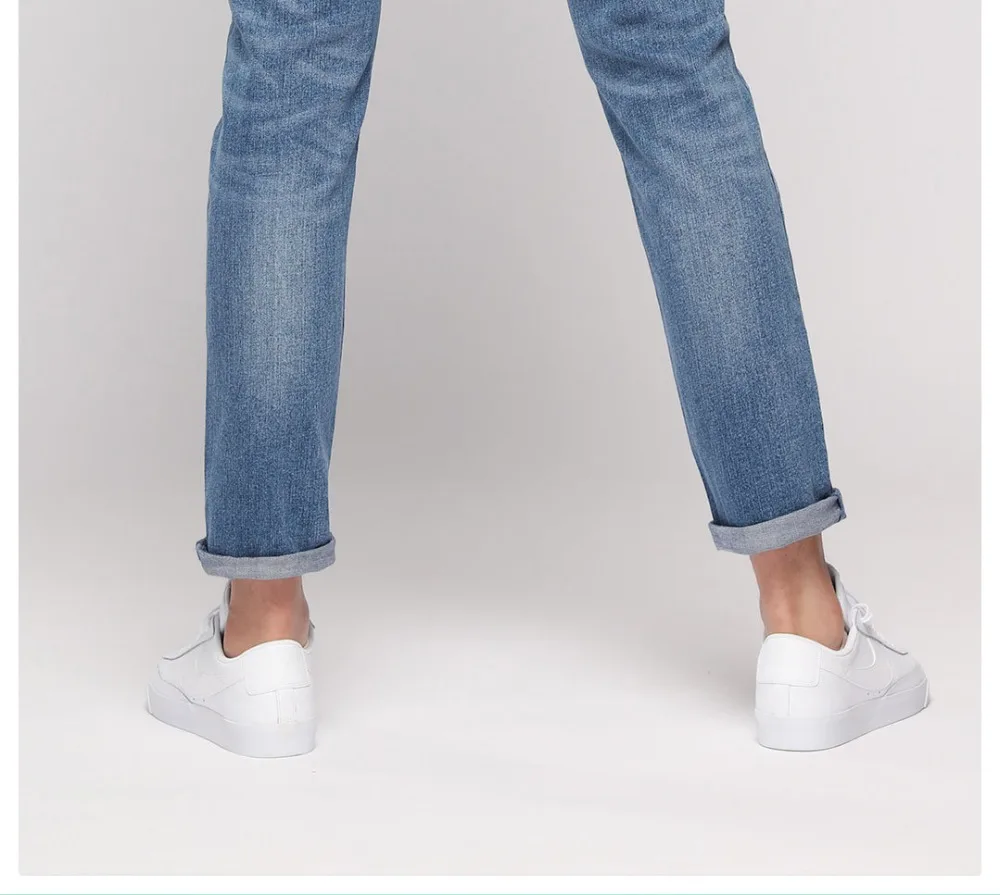 Новинка xiaomi хлопок 99% хлопок микро-эластичные маленькие прямые джинсы летний тренд мужские модные удобные свободные джинсы