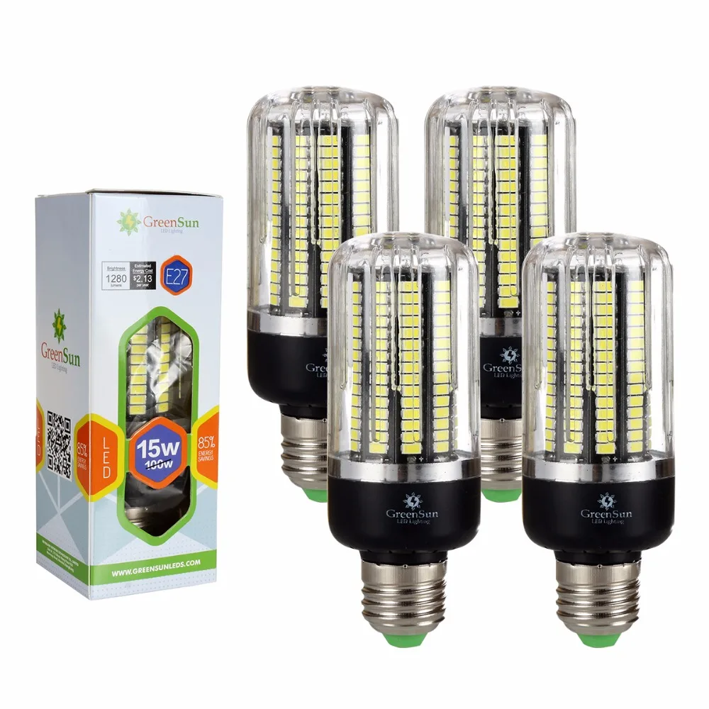 4/10 шт. E27 15 Вт 5736 SMD светодиодный светильник лампа кукуруза 220 В энергосберегающая
