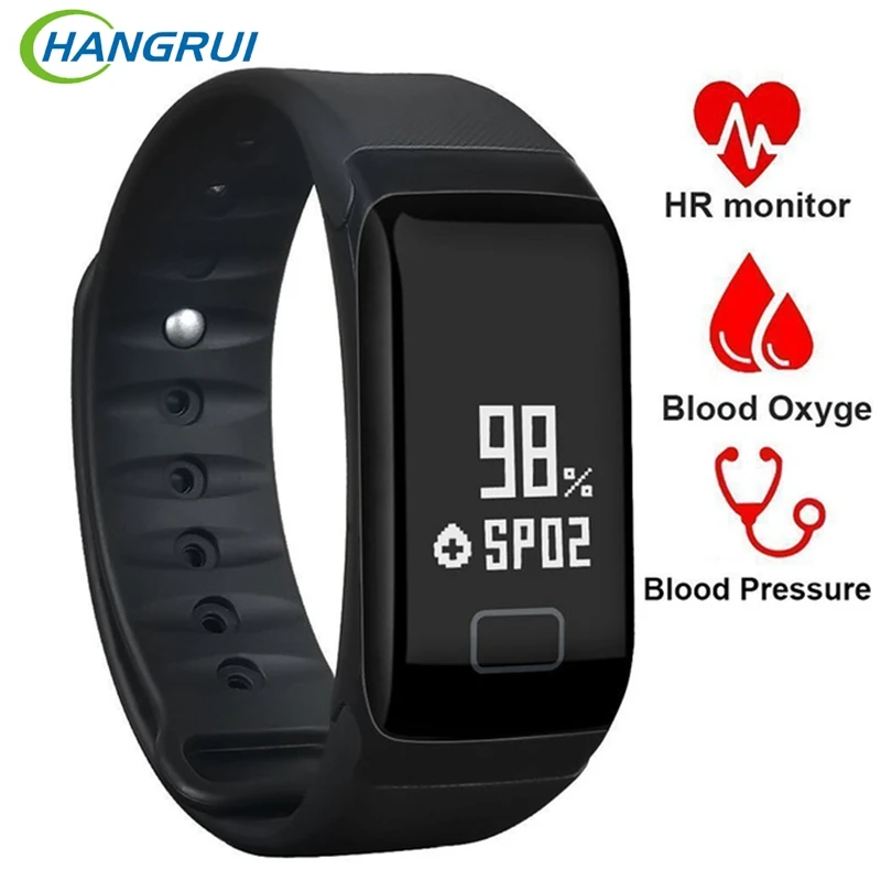 

F1 Smart Band Wristband Fitness Tracker Watch IP67 Waterproof Heart Rate Blood Pressure Oxygen Sport Mode Band For Men Women