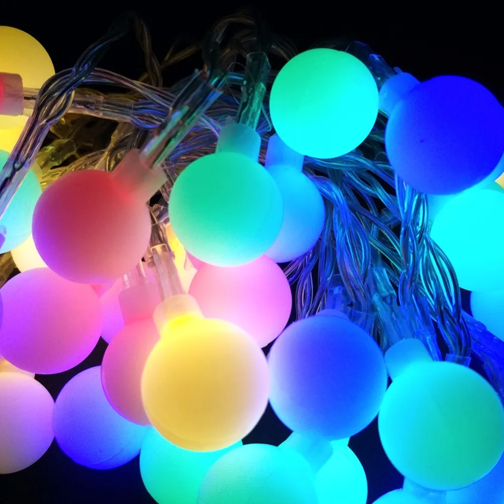 2016 Hot Selling AA battery led string light cherry ball led light 8M 50led decoration light for homepartywedding (24)