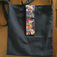 YILENavy синяя хлопковая льняная хозяйственная сумка через плечо сумка-мессенджер с клапаном Магнитная защелка 619-8