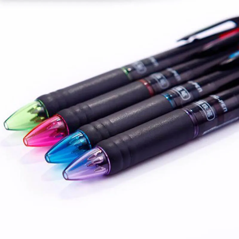 4 Color In 1 0.7mm Ballpoint Pen New Colorful Ball Multi Function Writing Office School Stationery | Канцтовары для офиса и
