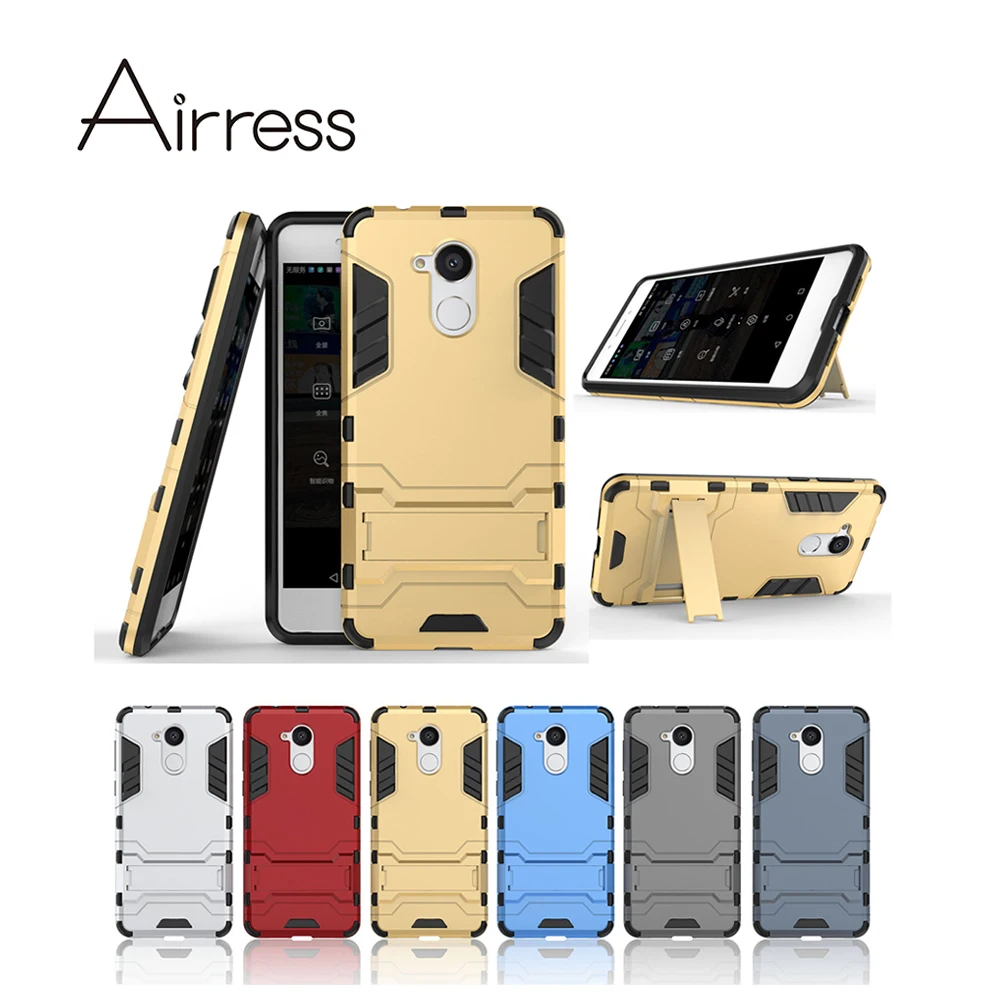 Airress TPU/PC 2in1 Armor Rugged Protective Kickstand Phone Case Cover Skin for Huawei Enjoy 6s |