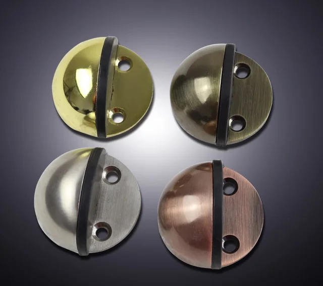 Four Color Stainless Steel Casting Satin Chrome Half Moon Door Four Color Stainless Steel Casting Satin Chrome Half Moon Door Stopper Ful Floor Mounted