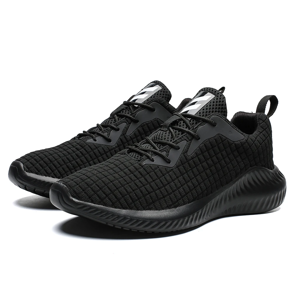 Мужская спортивная обувь большого размера для ходьбы, кроссовки для бега, Черные Серые мужские дизайнерские кроссовки, легкие недорогие спортивные кроссовки