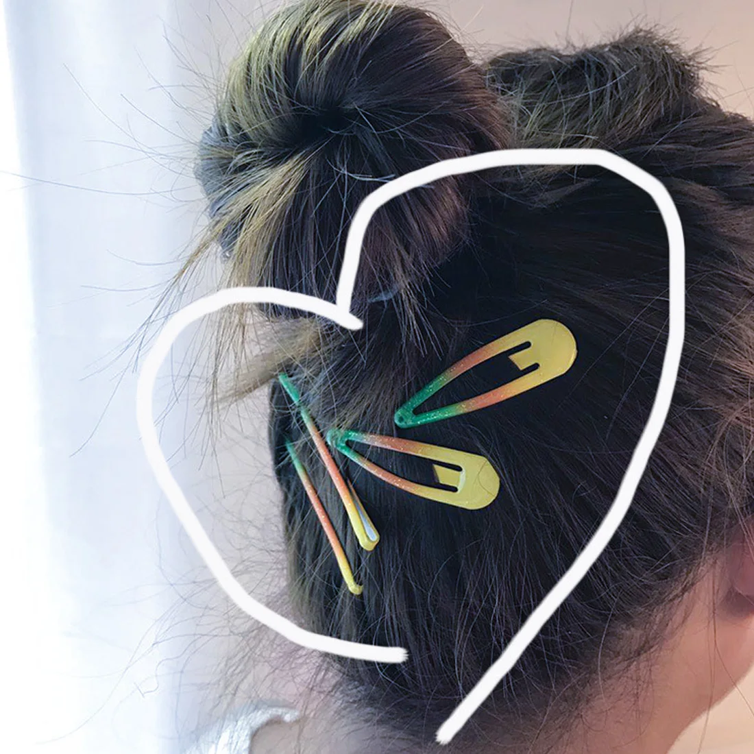 Children's snap hairpin gradient pink girl BB clip girl cute hairpin color headband children hairpin hair accessories wedding Children's snap hairpin gradient pink girl BB clip girl cute hairpin color headband children hairpin hair accessories wedding