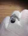0.5ct кольцо из стерлингового серебра 925 SONA синтетический бриллиан Коктейльные Вечерние S925 кольцо(JSA