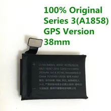 Tmioloc тестирование оригинальные A1847 Батарея реальные 262 мАч для наручных часов Apple watch, A1858 серии 3 gps версия 38 мм