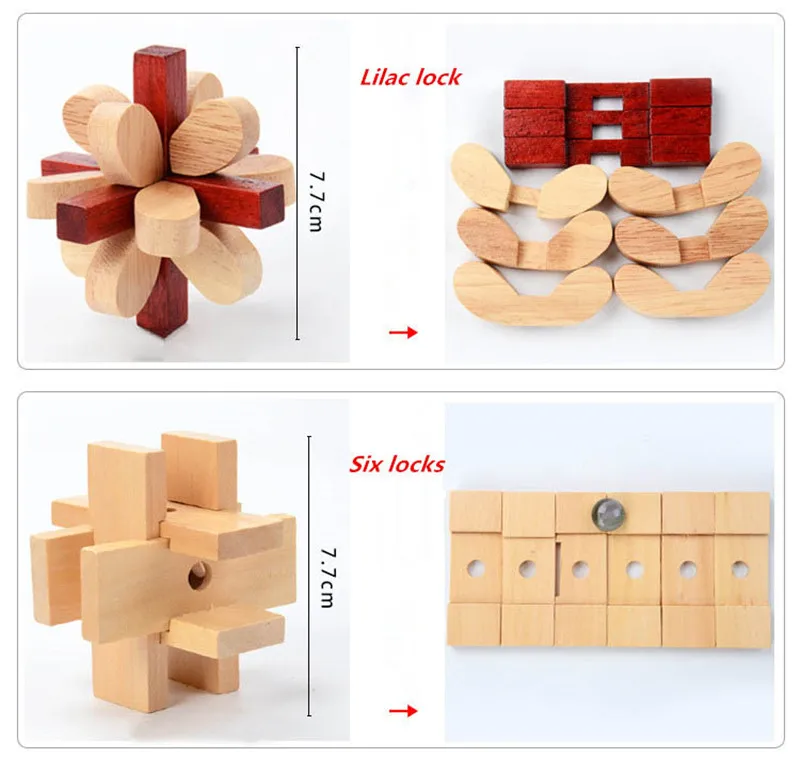 Лу бан 3d замок китайские традиционные игрушки деревянные строительные блоки Классическая разборка ручной работы винтажные Развивающие игрушки для взрослых