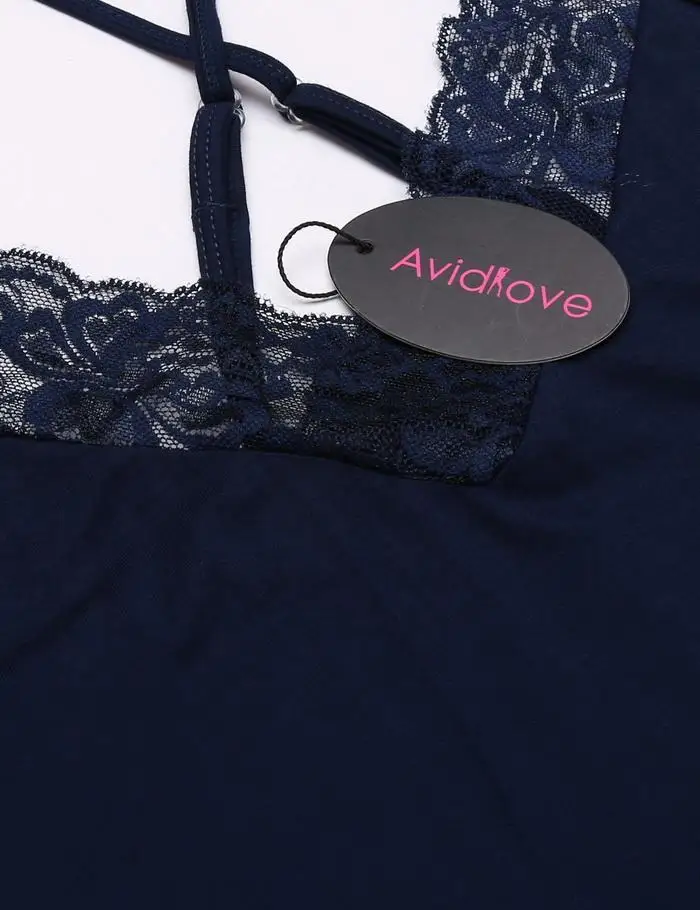 Ночное белье Avidlove, сексуальное нижнее белье, эротическое белье, облегающее женское нижнее белье, кружевная ночная сорочка, мягкая сорочка