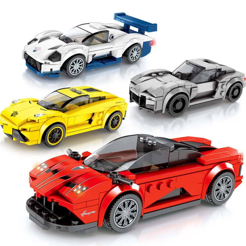 

New arrival City Technic Super Racers Speed Champions Supercar Racing car Model Building Blocks Toys For children Birthday Gifts