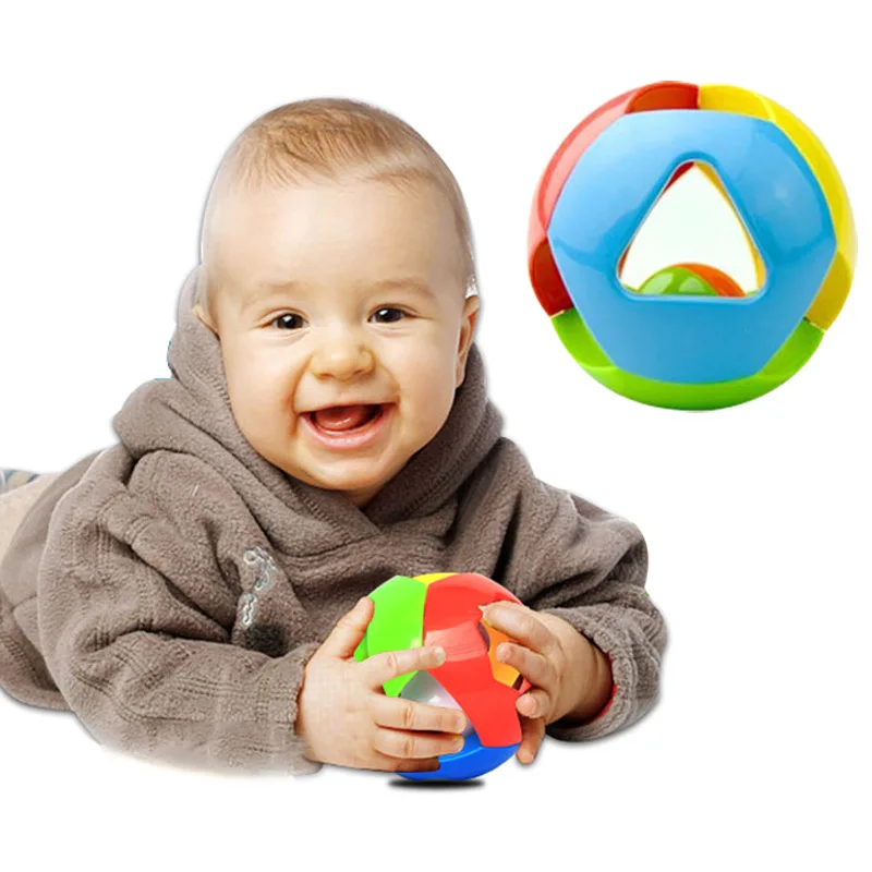 

2016 Bell Children Grasping Rattles Ball Kids Boys Jingle Bell Infant Educational Toys Intellectual Enlightenment @ YJS